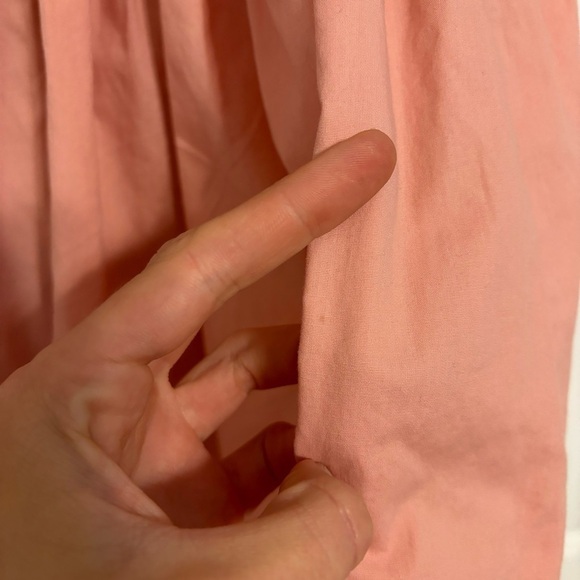 Abercrombie Pale Pink Puff Sleeve Mini Dress - Picture 6 of 8